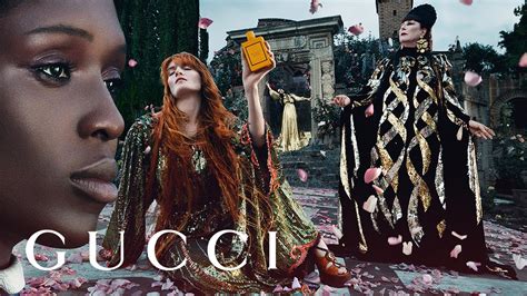 gucci bloom illistration campaign|Gucci: Bloom Campaign with Anjelica Huston, .